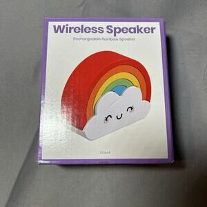 NEW Rechargeable Bluetooth Rainbow Cloud Speaker & Charging Cable CHRISTMAS!!
